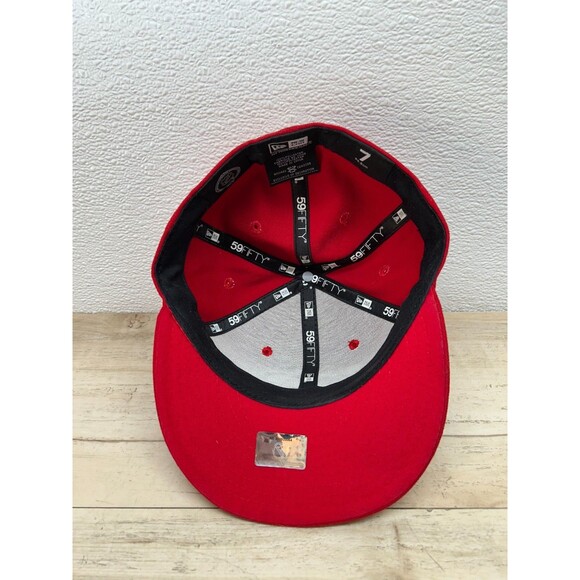 New Era NHL Colorado Avalanche Red Baseball Cap 59Fifty Size: 7 - Picture 6 of 11